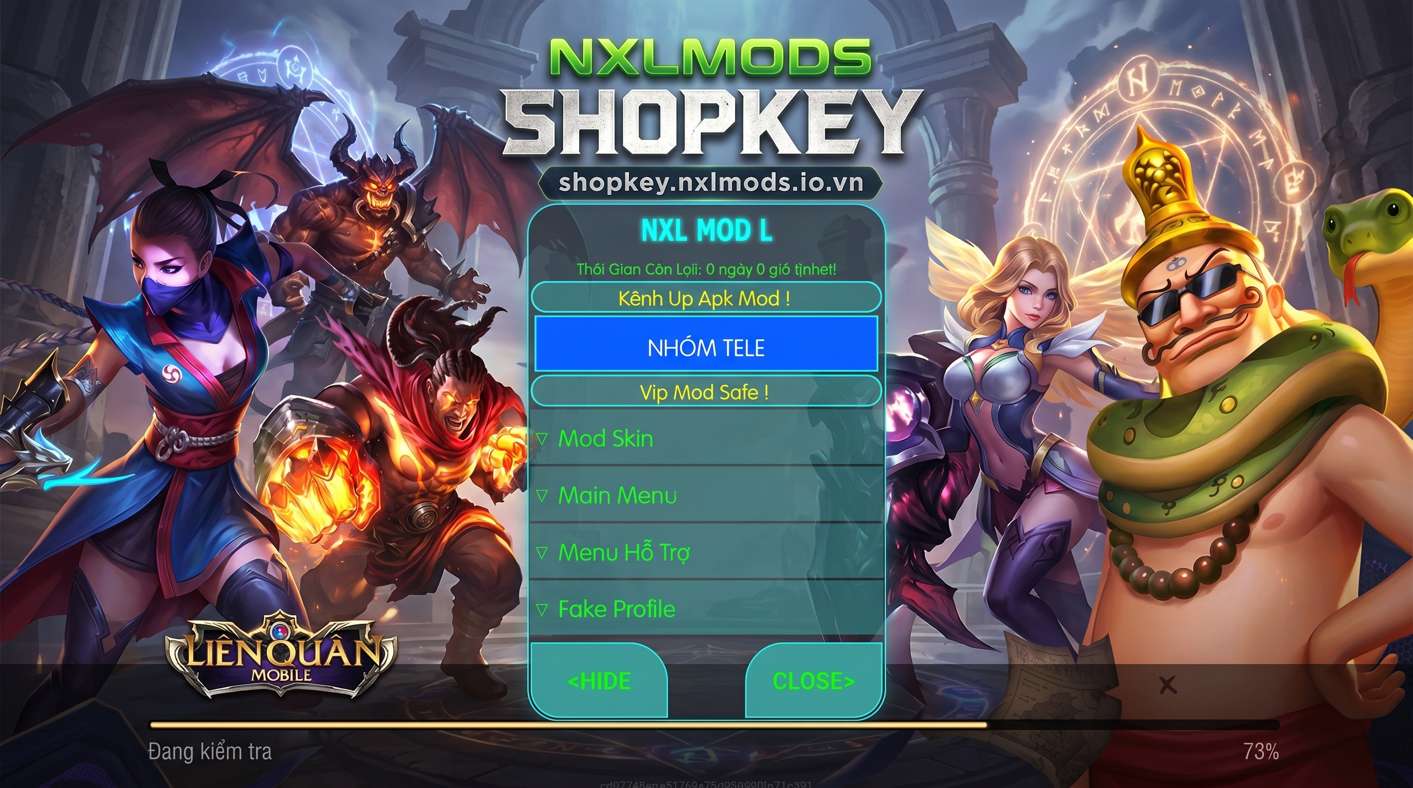 BẢN HACK MAP NXL MODS V5 [ ANDROID ]