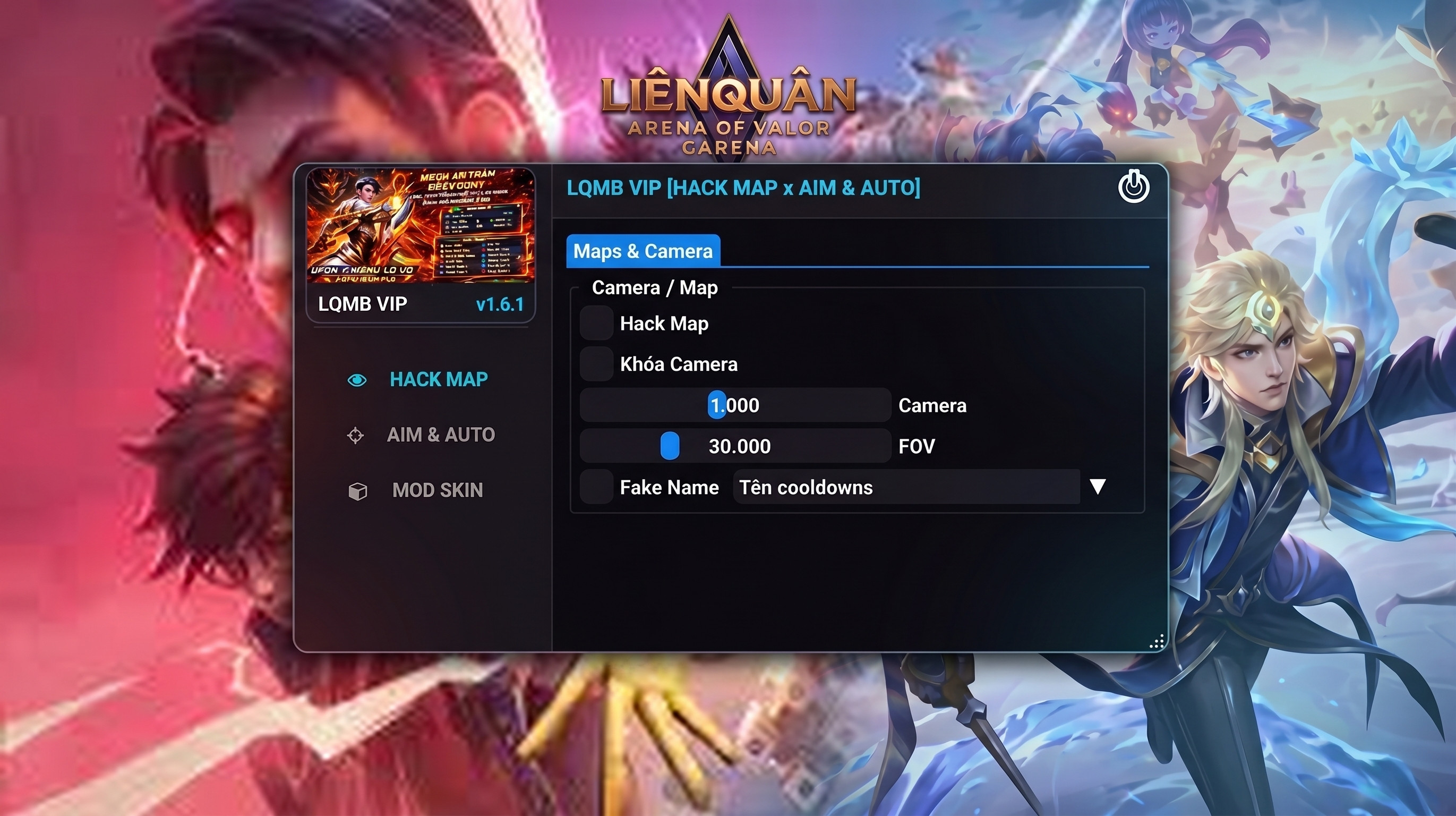 BẢN HACK MAP LQMB VIP [ IOS ]
