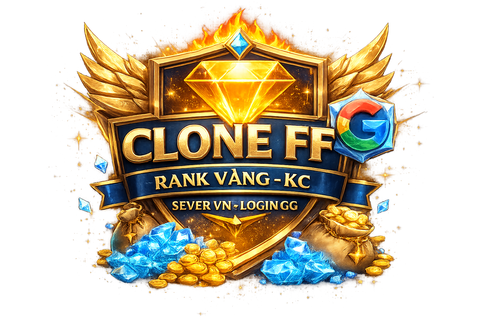 CLONE FF RANK VÀNG - KC SEVER VN LOGIN GG